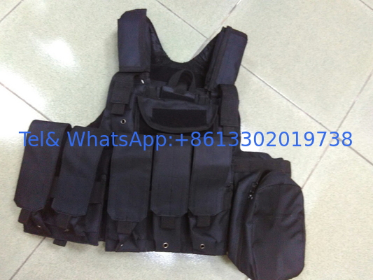 Camouflage Full Protection Ballistic Jacket with Adjustable And Padded Shoulder Straps