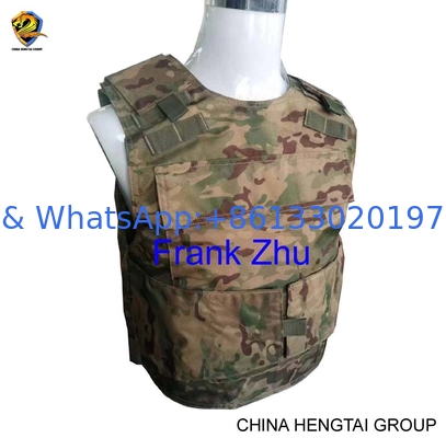 Wholesale Camouflage NIJ IIIA Aramid Ballistic Body Armor with Buletproof Plate