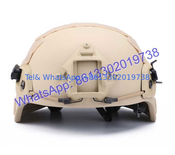 Black MICH2000 Ballistic Helmet with UHMWPE OR Aramid for Fragmentation Protection